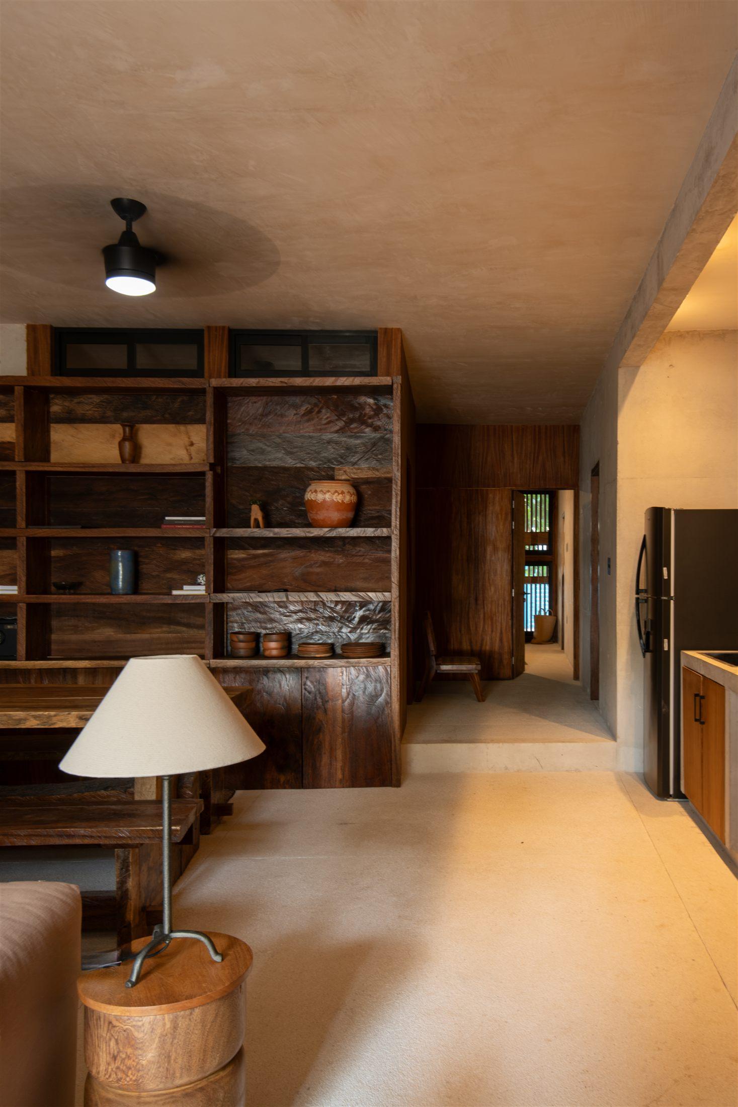 Sala-comedor, vista hacia la cocina